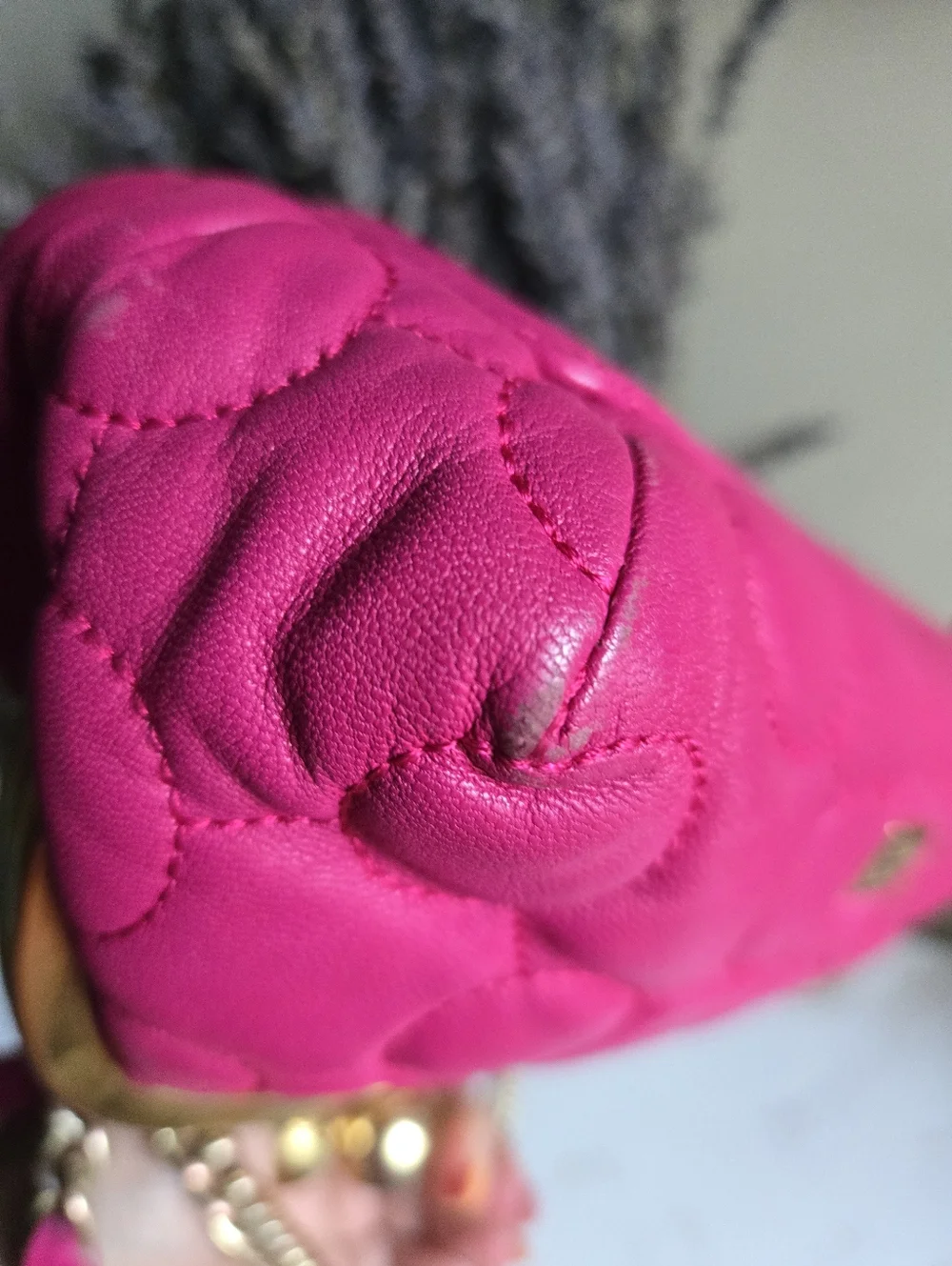 Rare Vintage Moschino Kisslock Pink Quilted Leather Shoulder Bag & Backpack